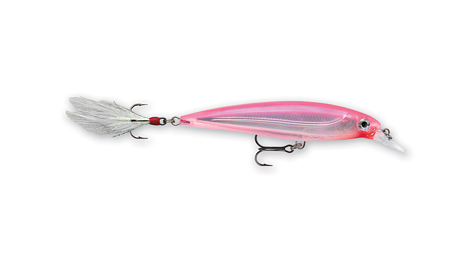 Rapala X-Rap Jerkbait, Suspending, Hot Pink, 4in, 7/16oz, XR10HP