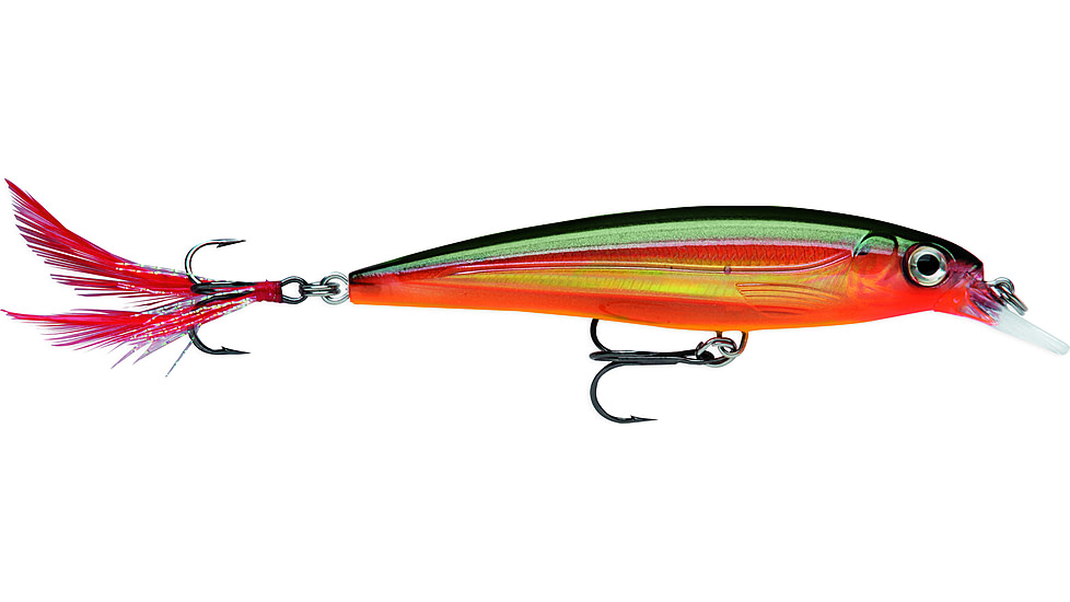 Rapala X-Rap Jerkbait, Suspending, Rusty Crawdad, 3 1/8in, 1/4oz, XR08RUCW