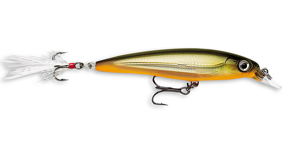 Rapala X-Rap Jerkbait, Suspending, Tennessee Olive Shad, 4in, 7/16oz, XR10TOSD