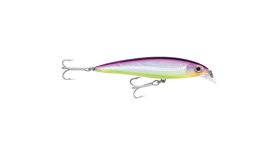 Rapala X-Rap Saltwater 4in Purple Chartreuse, SXR10PRCH