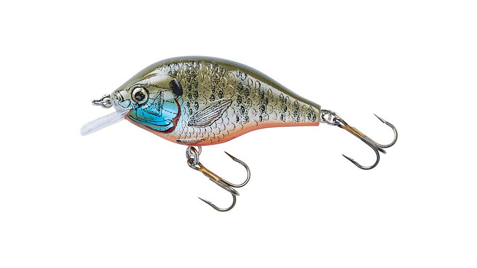 Rebel Lures Rebel Bluegill Crankbait, 2 1/2in, 1/4 oz, Floating, Natural Bluegill, F82535