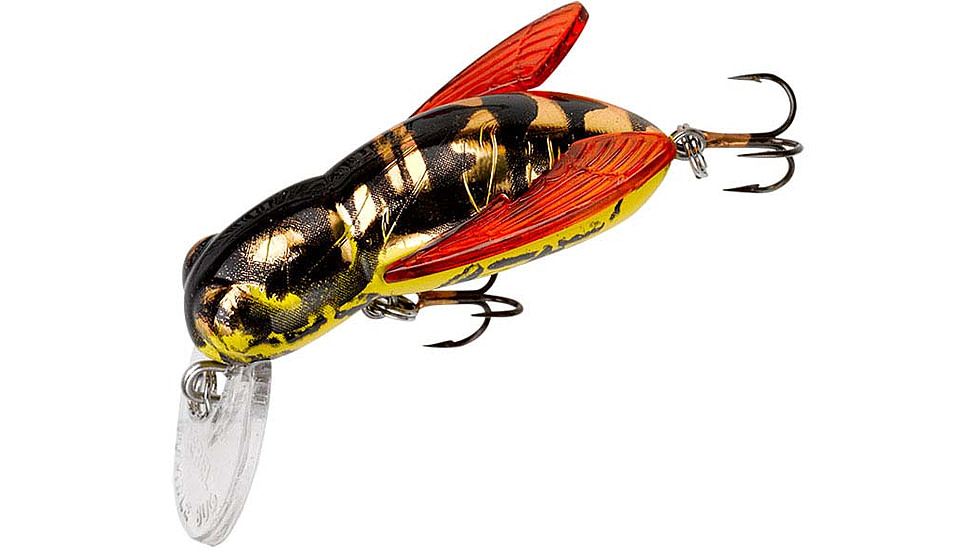 Rebel Lures Rebel Bumble Bug Crankbait, 1 1/2in, 7/64 oz, Floating, Hornet, F7414