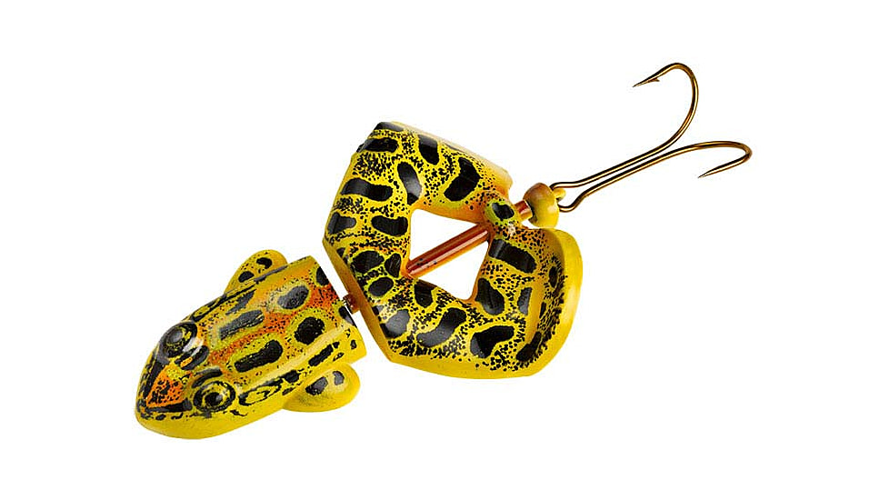 Rebel Lures Rebel BuzzN Frog Topwater Bait, 2 1/2in, 1/2oz, Floating, Swamp Frog, T462