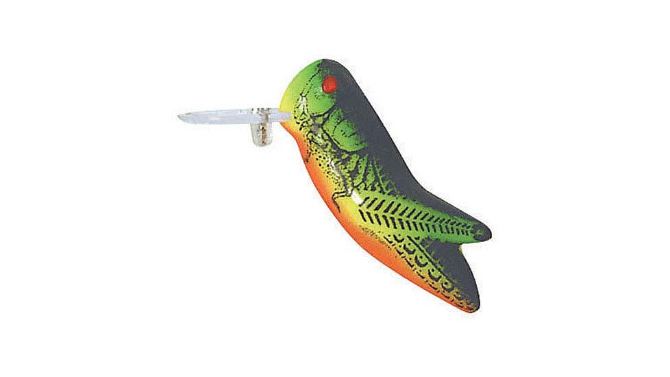 Rebel Lures Rebel Crickhopper Topwater/Crankbait Lure, 1 1/2in, 3/32oz, Floating, Firetiger, F7356