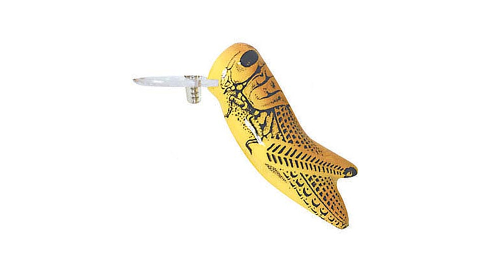 Rebel Lures Rebel Crickhopper Topwater/Crankbait Lure, 1 1/2in, 3/32oz, Floating, Yellow Grasshopper, F7396