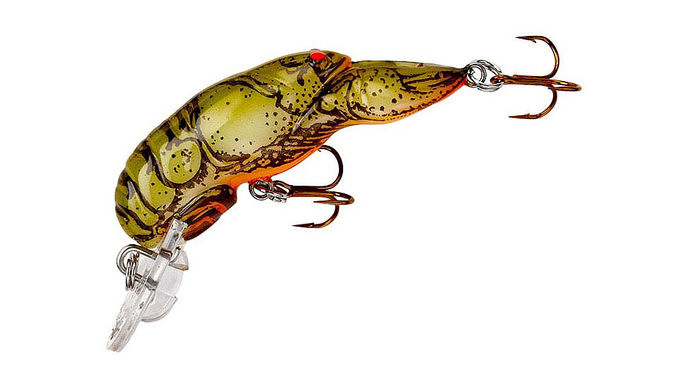 Rebel Lures Rebel Deep Teeny Wee Crawfish Lure, 1 1/2in, 1/9oz, Floating, Stream Crawfish, D7760