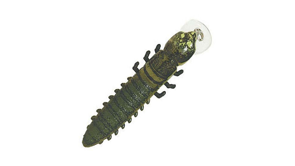 Rebel Lures Rebel Hellgrammite Ultralight Crankbait, 1 3/4in, 3/32 oz, Sinking, Immature, S72275