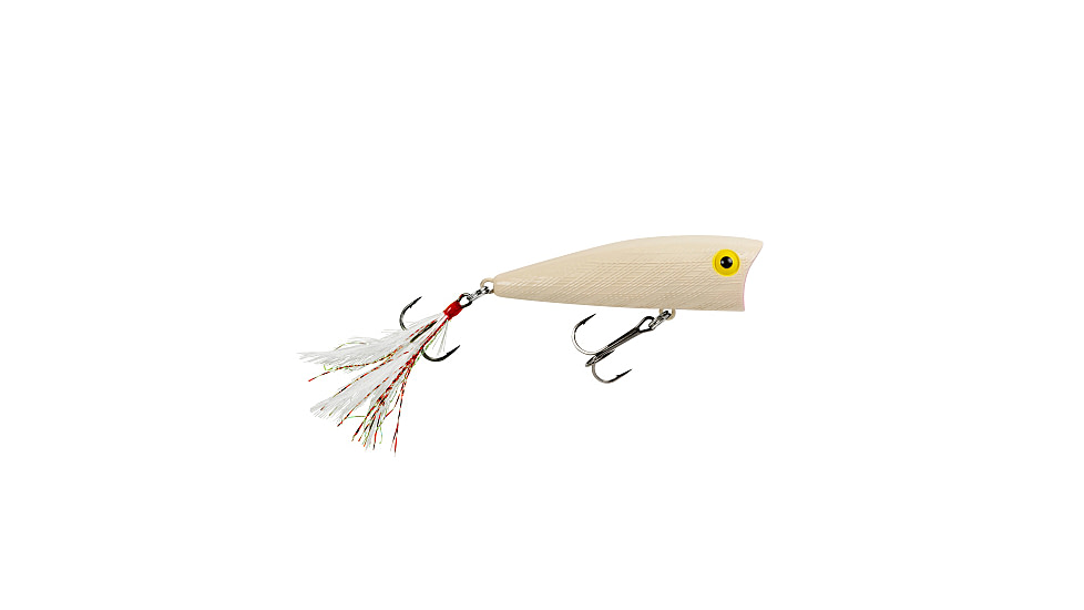 Rebel Lures Rebel POP R- P70, 3 1/8in, 9/16 oz, Bone, P71576