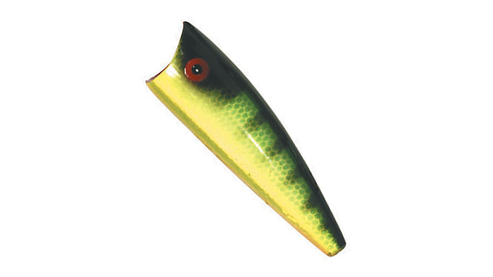 Rebel Lures Rebel Pop-R Plus Topwater Bait, 2 1/2in, 1/4 oz, Floating, Red Eye Perch, P61G255