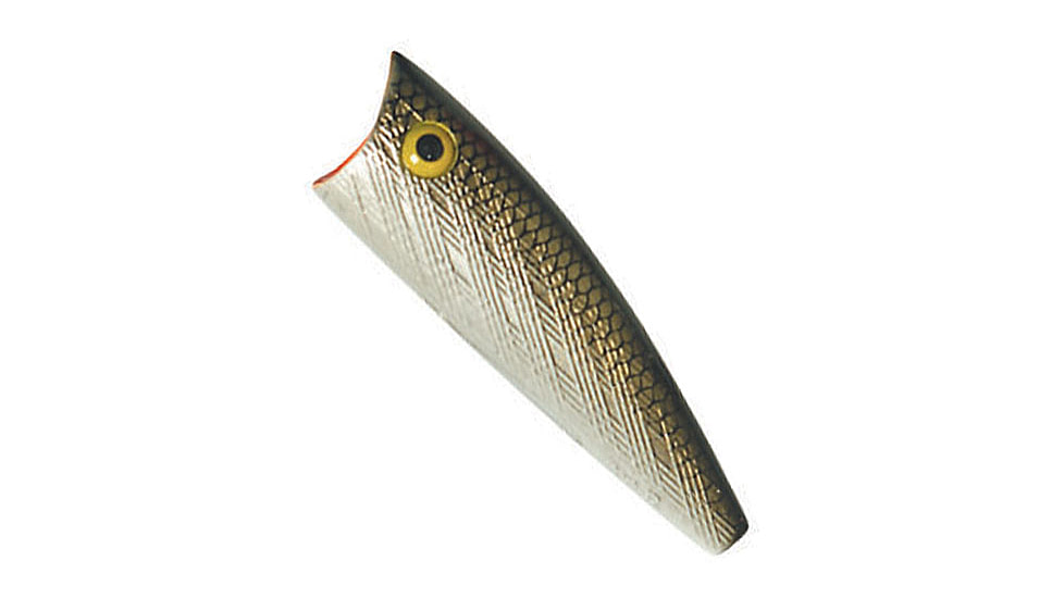 Rebel Lures Rebel Pop-R Topwater Bait, 2 1/2in, 1/4 oz, Floating, Tennessee Shad, P6048