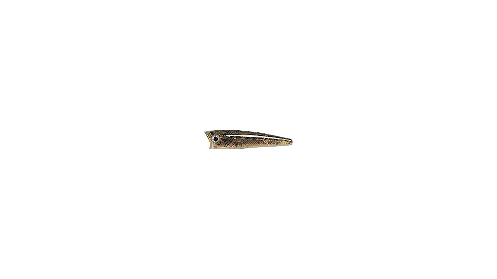 Rebel Lures Rebel Super Pop-R Topwater Bait, 3 1/8in, 5/16oz, Floating, Baby Bass, P66ZBB-R