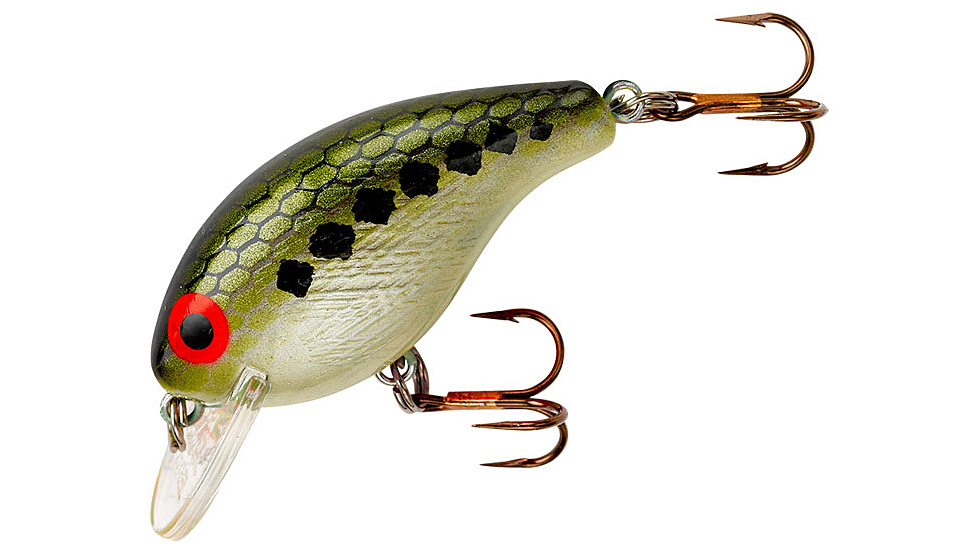 Rebel Lures Rebel Super Teeny Wee-R Crankbait, 1 1/2in, 1/8 oz, Floating, Bass Floating, F91478V