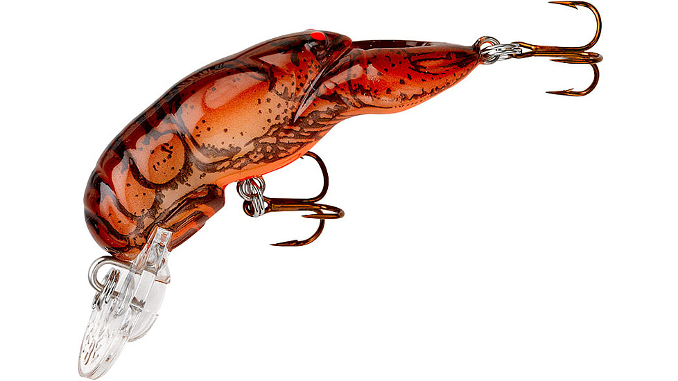 Rebel Lures Rebel Teeny Wee Crawfish Bait 1 1/2in, 1/10 oz, Floating, Brown, F7775