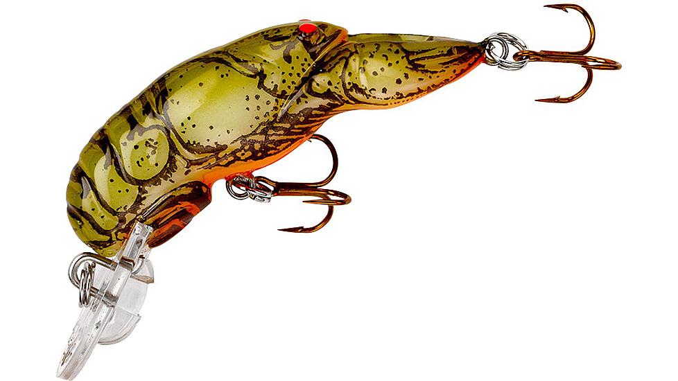 Rebel Lures Rebel Teeny Wee Crawfish Bait 1 1/2in, 1/10 oz, Floating, Stream Crawfish, F7760