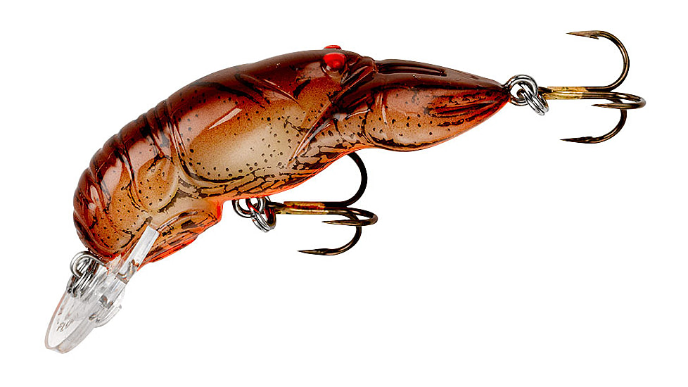 Rebel Lures Rebel Wee-Crawfish Crankbait 2in, 1/5oz, Floating, Brown, F7675