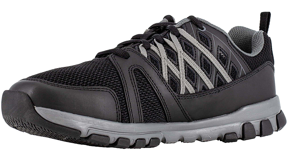 Reebok Sublite Work Athletic Oxford 8.5 W, Men, Black RB4015-Black-8.5-Mens-W