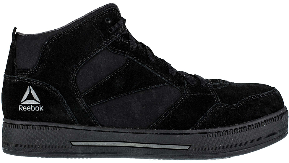 Reebok Womens Dayod Skateboard Hi Top Shoe, Black, 9, RB173-BLACK-9-Womens-M