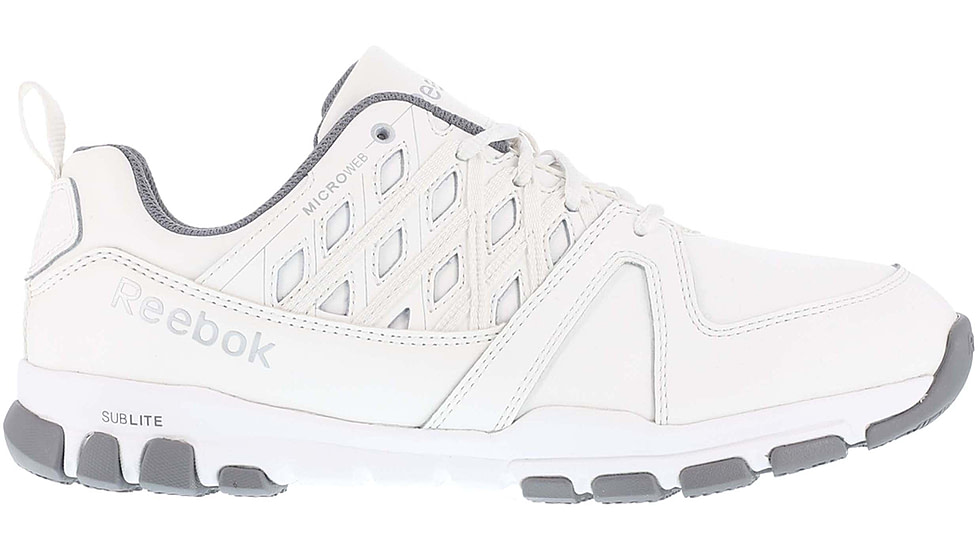 Reebok Womens Sublite Work Athletic Shoes, White, 6, RB424-WHITE-6-Womens-W