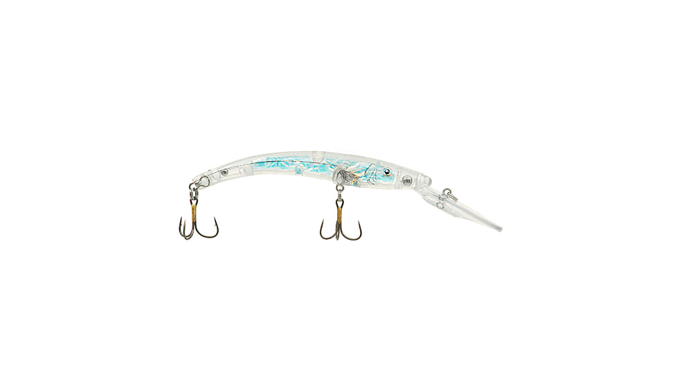 Reef Runner Deep Diver 800 Rattling Minnow, 28ft Diving Depth 6 3/16in, 5/8oz, Floating, Bare Naked, 800130