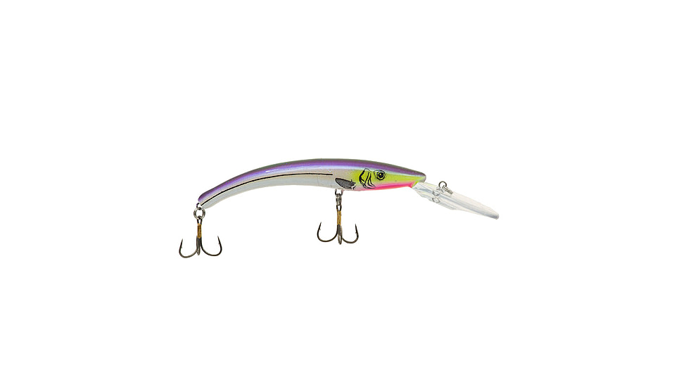 Reef Runner Deep Diver 800 Rattling Minnow, 28ft Diving Depth 6 3/16in, 5/8oz, Floating, Eriedescent, 80088