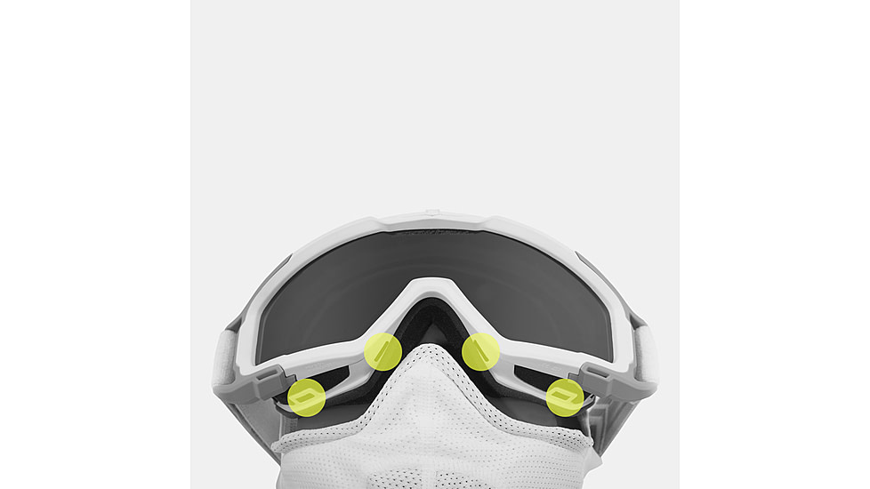 Revision Snowhawk Cold Weather Balaclava, White, 4-0102-0003