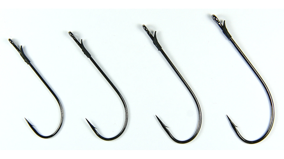 Roboworm Gamakatsu Rebarb Medium Wire Hook, Size 4/0, 6 Per Pack, GA-4/0