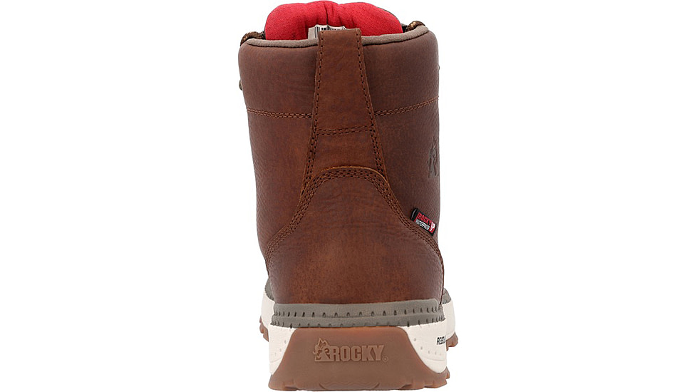 Rocky Boots Rebound Wedge Composite Toe Work Boot - Mens, 6in, Tobacco, 12, RKK0435-M-12