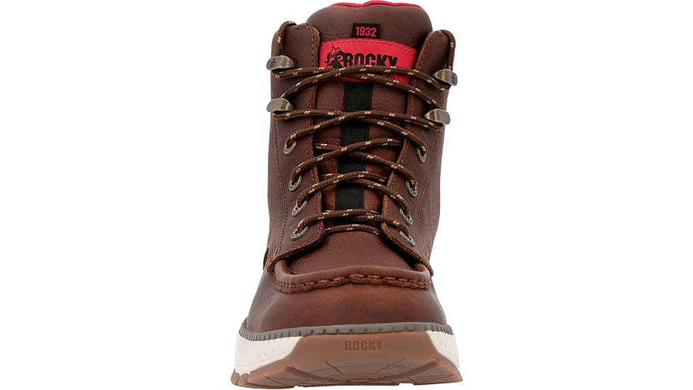 Rocky Boots Rebound Wedge Composite Toe Work Boot - Mens, 6in, Tobacco, 12, RKK0435-M-12