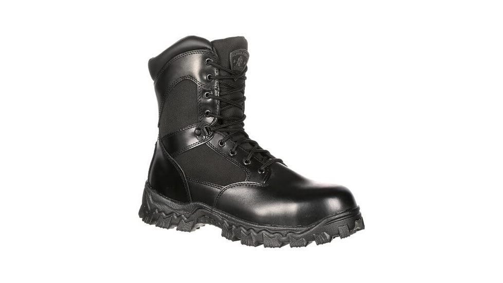 Rocky Boots Alpha Force Waterproof 400g Insulated Public Service Boot - RKYD011BK7M