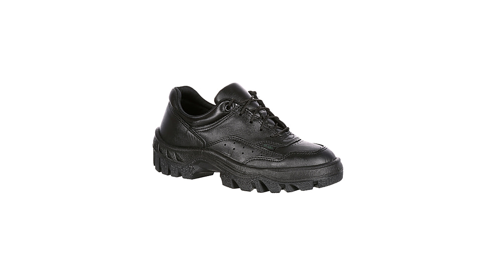 Rocky Boots TMC Public Service Oxford Work Shoes - Women's, 5.5 US, Wide, Black, FQ0005101BK55W