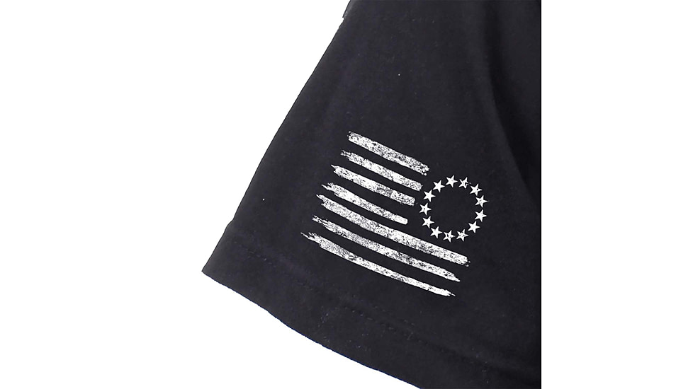 Rothco 1776 T-Shirt - Mens, Black, Small, 10831-S