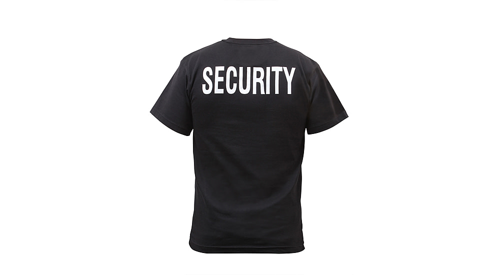 Rothco 2-Sided Security T-Shirt, Small, 6616-S
