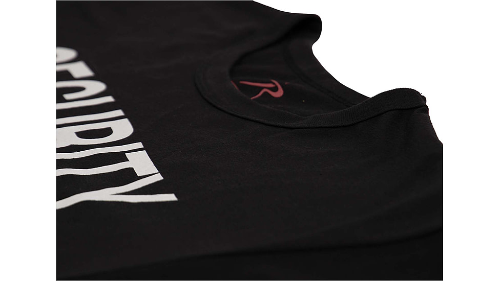 Rothco 2-Sided Security T-Shirt w/US Flag On Sleeve - Mens, Black, Small, 11040-S