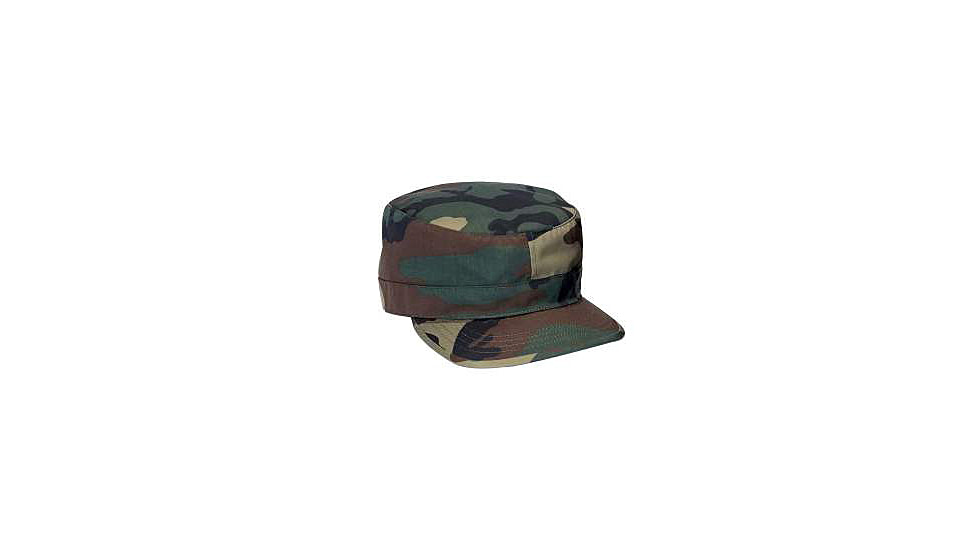 Rothco Adjustable Camo Fatigue Cap, Woodland Camo, 4540-WoodlandCamo
