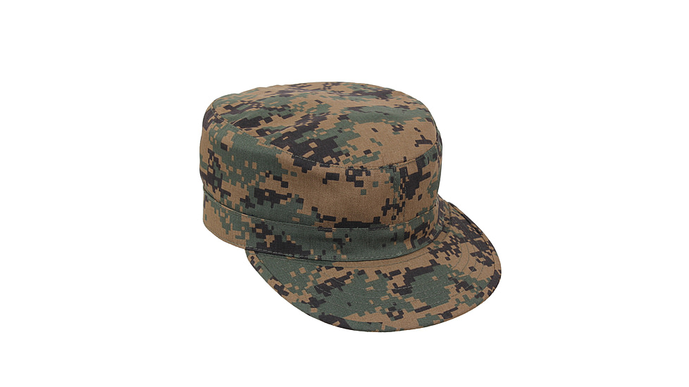 Rothco Adjustable Camo Fatigue Cap, Woodland Digital Camo, 4544-WoodlandDigitalCamo