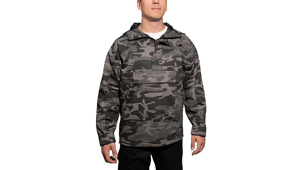 Rothco Anorak Parka - Mens, Black Camo, Extra Large, 38470-BlackCamo-XL