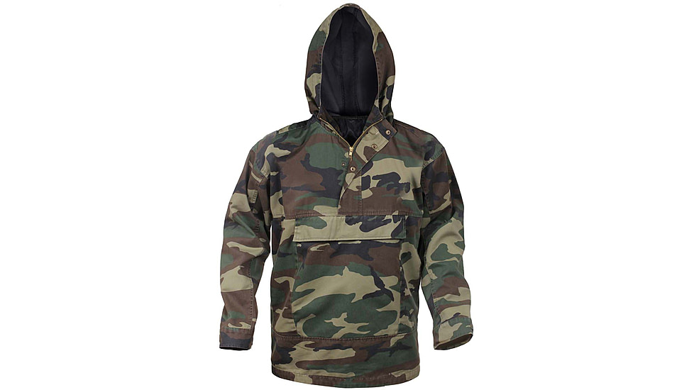 Rothco Anorak Parka, Woodland Camo, M, 3847-WoodlandCamo-M