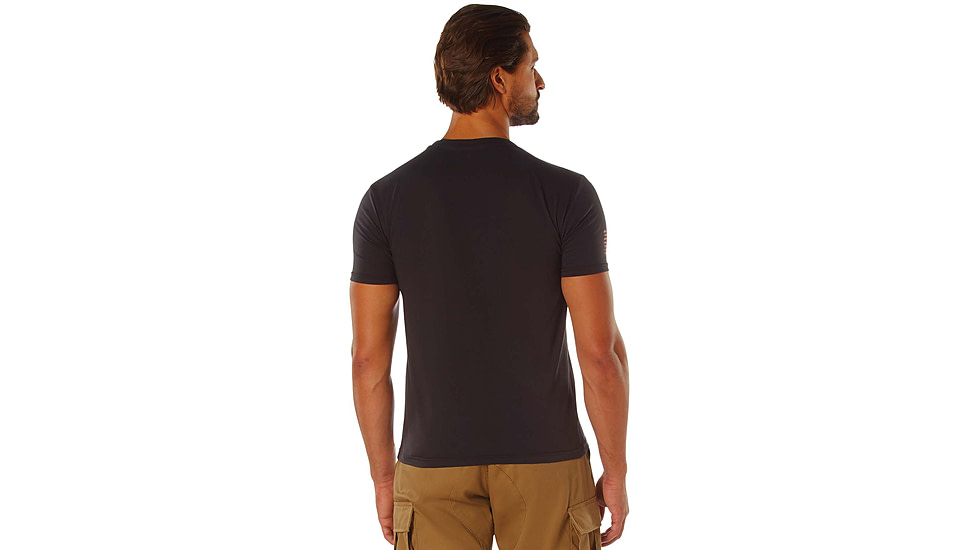 Rothco Athletic Fit R.E.D. / Remember Everyone Deployed T-Shirt - Mens, Black, Medium, 1847-Black-M