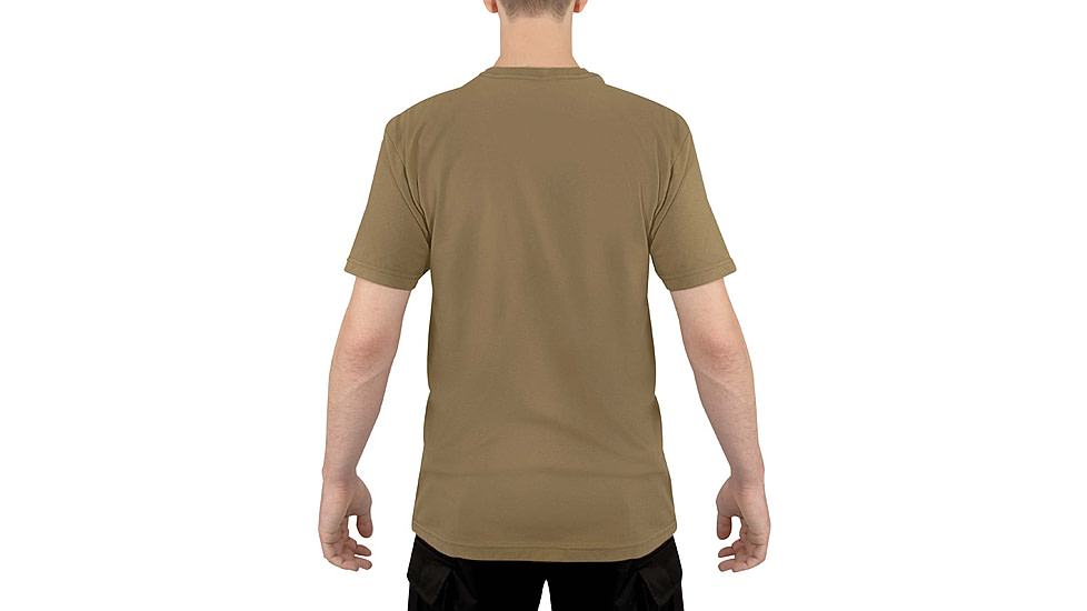 Rothco Athletic Fit Solid Color T-Shirt, Brown, Medium, 17470-Brown-M