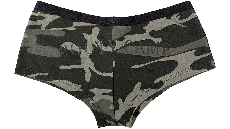Rothco Black Camo Booty Camp Shorts - Womens, Extra Small, 3715-XS