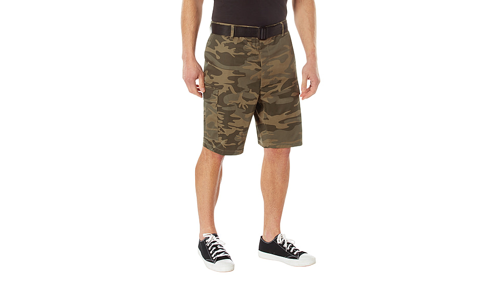 Rothco Camo BDU Shorts, S, Coyote Camo, 65245-CoyoteCamo-S
