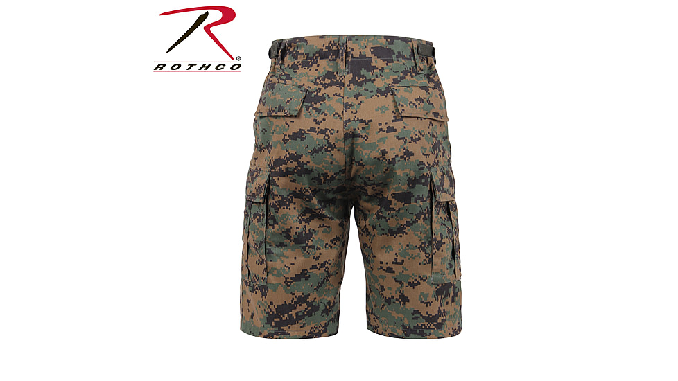Rothco Camo BDU Shorts, Tri-Color Desert Camo, Large, 7672-Tri-ColorDesertCamo-L