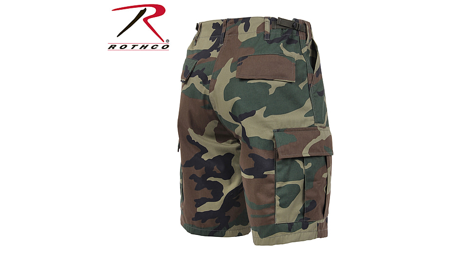 Rothco Camo BDU Shorts, Tri-Color Desert Camo, Large, 7672-Tri-ColorDesertCamo-L