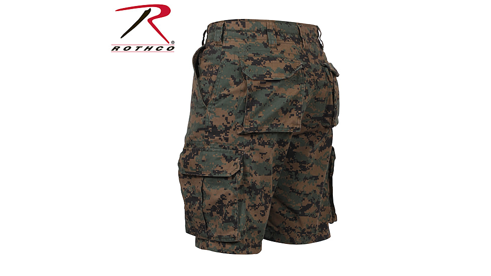 Rothco Camo BDU Shorts, Tri-Color Desert Camo, Large, 7672-Tri-ColorDesertCamo-L