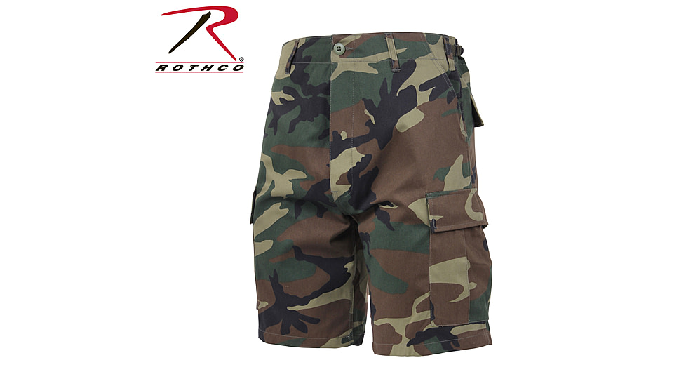 Rothco Camo BDU Shorts, Tri-Color Desert Camo, Large, 7672-Tri-ColorDesertCamo-L