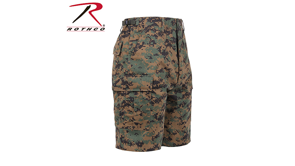 Rothco Camo BDU Shorts, Tri-Color Desert Camo, Large, 7672-Tri-ColorDesertCamo-L