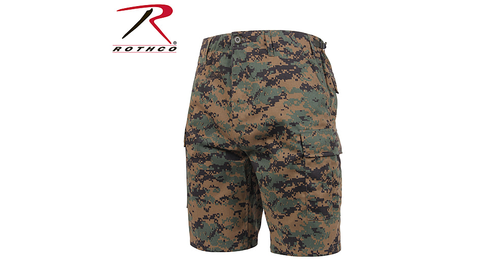 Rothco Camo BDU Shorts, Tri-Color Desert Camo, Large, 7672-Tri-ColorDesertCamo-L