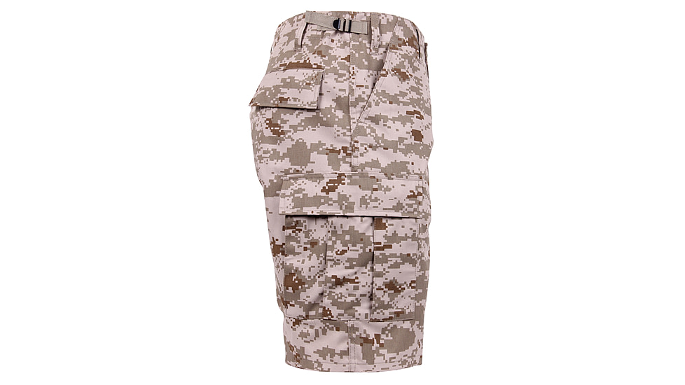 Rothco Camo BDU Shorts, Tri-Color Desert Camo, Large, 7672-Tri-ColorDesertCamo-L