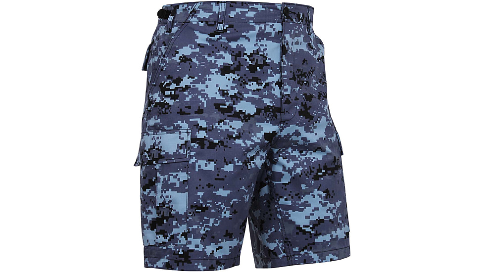 Rothco Camo BDU Shorts, Sky Blue Digital Camo, Medium, 67313-SkyBlueDigitalCamo-M