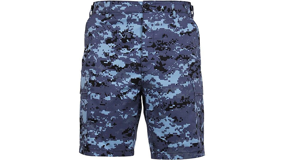 Rothco Camo BDU Shorts, Sky Blue Digital Camo, Medium, 67313-SkyBlueDigitalCamo-M